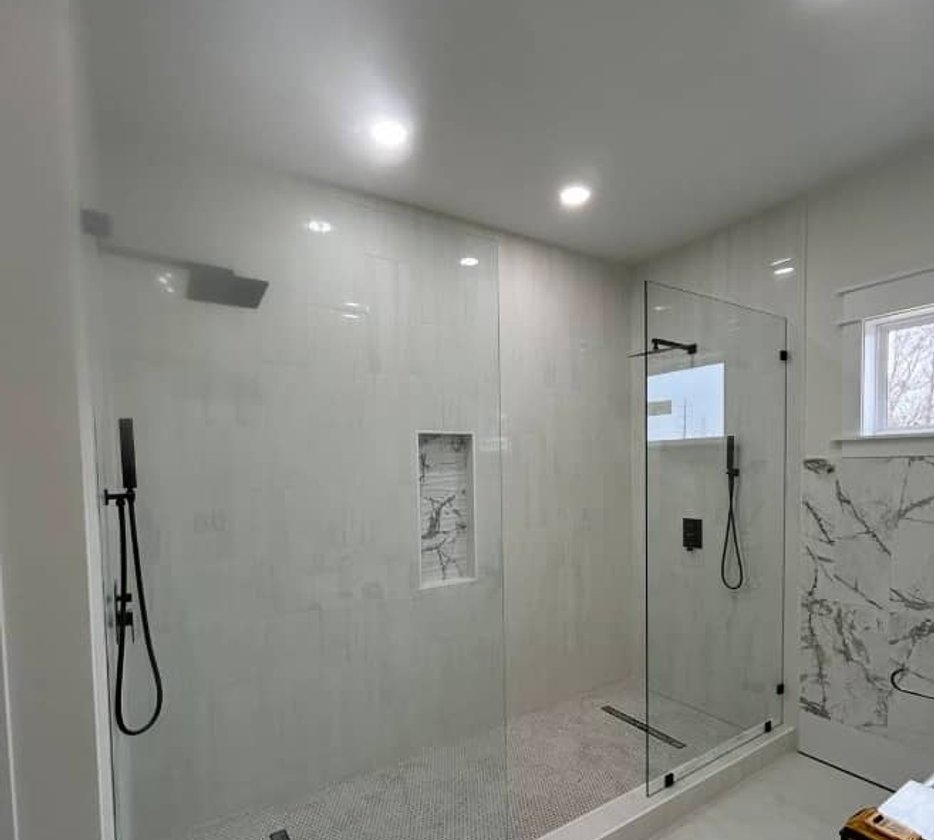 Home glass project by LaPlace Glass Works